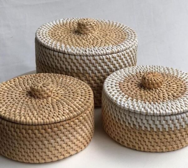 Multi-purpose Rattan Jar